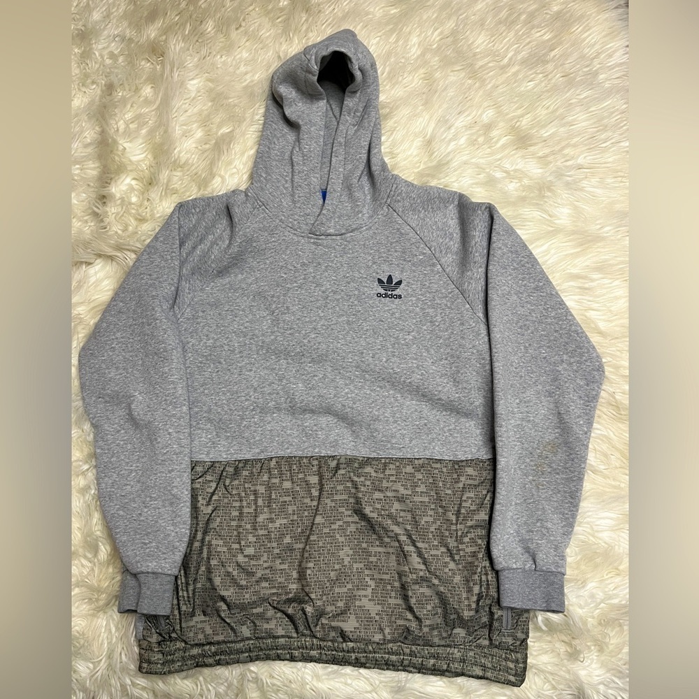 adidas Gray and Brown Hoodie
